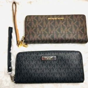 Michael Kor's Brown Wallets